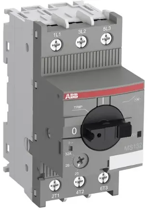 Авт. выключатель ABB для защиты двигателя MMS132-32 25кА