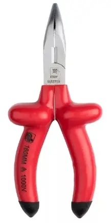 Длинногубцы изогнутые EKF Basic Master 160мм