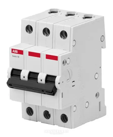 Автоматический выключатель ABB Basic M 3п 20А 4,5кА C